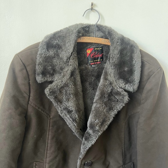 Vintage Men’s Faux Fur Hippie Coat 1970’s Boho Brown Men’s Jacket 70’s Boho Coat - Picture 5 of 9